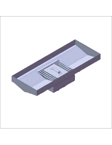 Canaleta Salida Vertical Con Sifón 239×600 mm