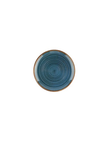 Plato Llano Redondo Porcelana Azul 17 Cm Hypnosis Azul Porland