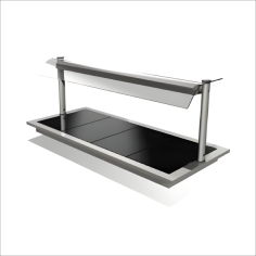 Expositor Caliente 4×1/1 Gn Counterline