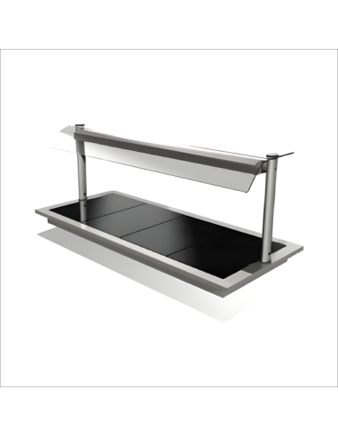 Expositor Caliente 4×1/1 Gn Counterline