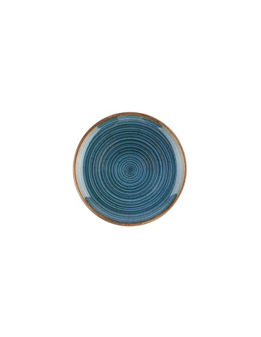 Plato Llano Redondo Porcelana Azul 21 Cm Hypnosis Azul Porland