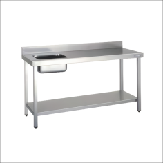 Mesa Mural Con Cubeta Y Estante Gama 700 Fcie7014