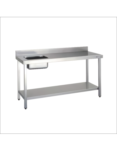 Mesa Mural Con Cubeta Y Estante Gama 700 Fcie7014