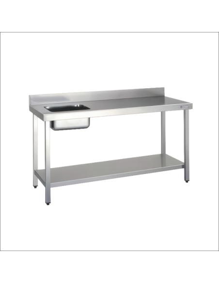 Mesa Mural Con Cubeta Y Estante Gama 700 Fcie7014