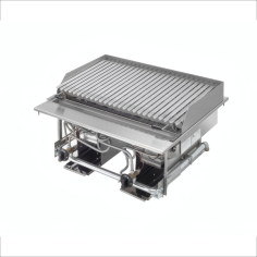 Parrilla Piedra Volcánica Gas Doble Ntgas