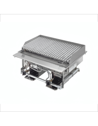 Parrilla Piedra Volcánica Gas Doble Ntgas