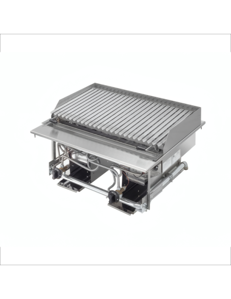 Parrilla Piedra Volcánica Gas Doble Ntgas