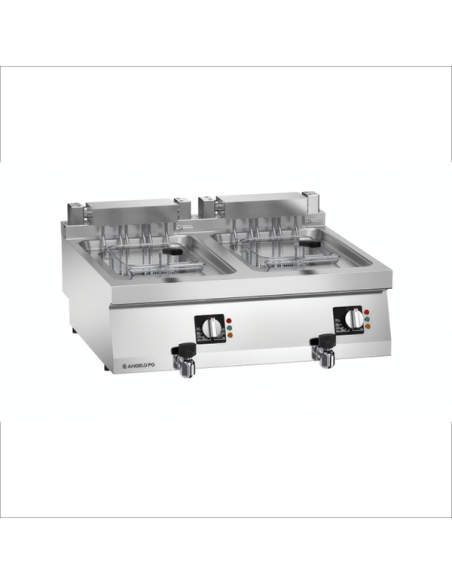 Freidora Eléctrica 2 Cubas 11+11 L Icon700 Angelo Po