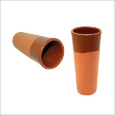 Padilla Vaso tubo barro 33 cl