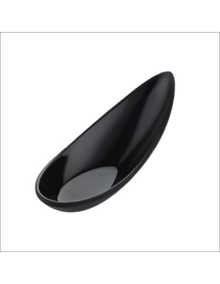 Kulsan Cucharita degustación 11×4 cm negro