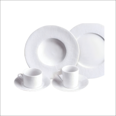 Apicius Plato presentación 32 cm blanco