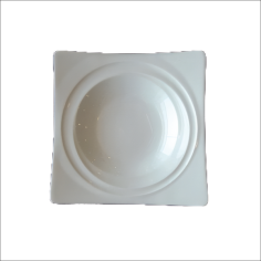 Tyfoon Plato hondo 23×23 cm