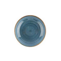 Plato Hondo Ovalado Porcelana Azul 20 Cm Hypnosis Azul Porland