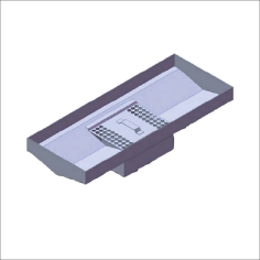 Canaleta Salida Vertical Con Sifón 239×600 mm