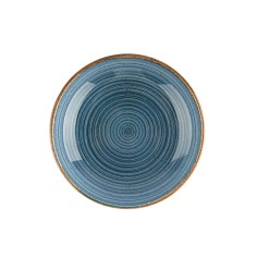 Plato Hondo Ovalado Porcelana Azul 26 Cm Hypnosis Azul Porland