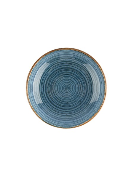 Plato Hondo Ovalado Porcelana Azul 26 Cm Hypnosis Azul Porland