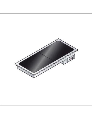 Vitroceramic Hot Plate 4 GN Emainox Ipc4 | Pilsa