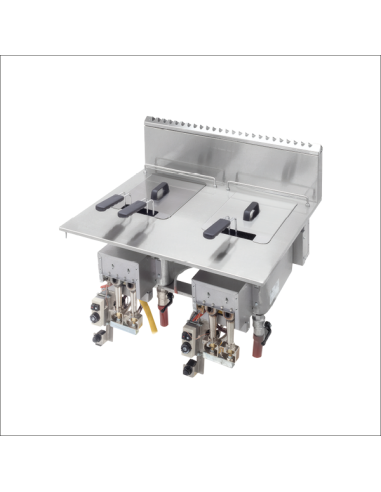 Freidora De Gas Encastrable Ntgas Flg2V17