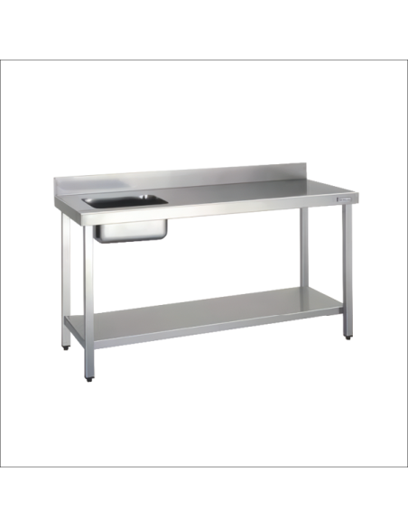 Mesa Mural Con Cubeta Y Estante Gama 700 Fcie7014