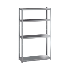Stainless Steel Shelf 4 Levels 660×500×1800 Distform | Pilsa
