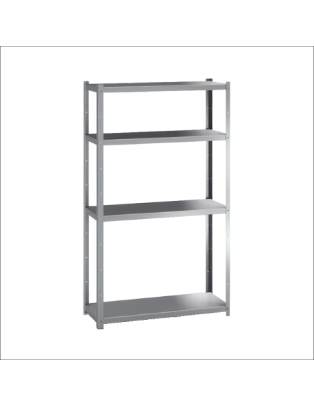Stainless Steel Shelf 4 Levels 660×500×1800 Distform | Pilsa