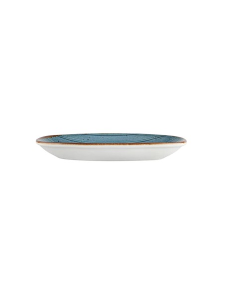 Fuente Ovalada Porcelana Azul 25 Cm Hypnosis Azul Porland
