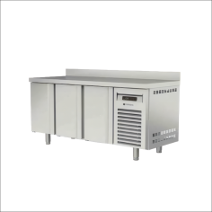 Mrg-200 Cold Table Without Countertop and Without Motor 3 Kits X 2 Drawers | Pilsa