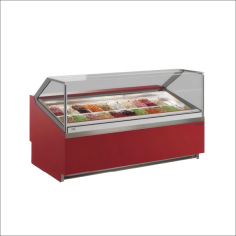 Display freezer for 12 ice cream tubs by Infrico | Pilsa