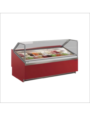 Display freezer for 12 ice cream tubs by Infrico | Pilsa