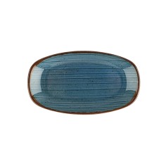 Fuente Ovalada Porcelana Azul 34 Cm Hypnosis Azul Porland