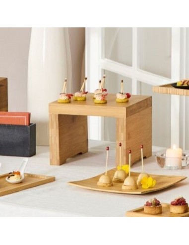 Alzador de bambú 20x20x15 cm Pro.mundi