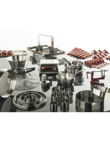 Aro para tarta inox sin revestimiento Ø 28 cm 2 cm Pro.cooker