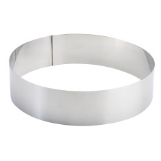 Aro inox sin revestimiento Ø 24 cm 6 cm Pro.cooker