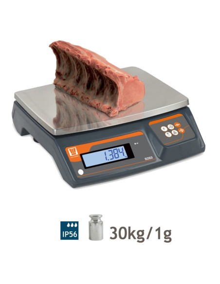 Balanza de laboratorio 30 kg 1 °C 230v Pro.cooker