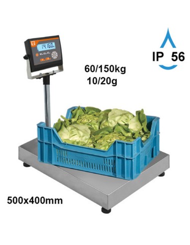 Báscula de recepción 150 kg 20 °C 230v Pro.cooker