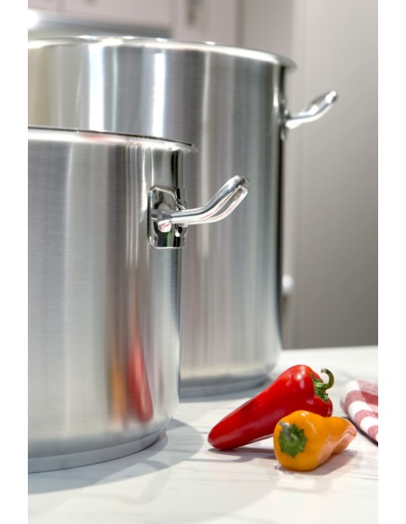 Marmita profesional catering inox Sin revestimiento Sin tapa Ø 24 cm 24 cm 10 L Ecoplus Pro.cooker