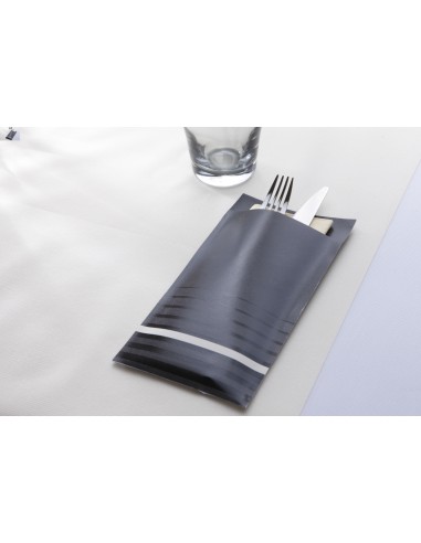 Bolsa gris de guata de celulosa 10x20 cm Isi Pro.mundi (200 unidades)