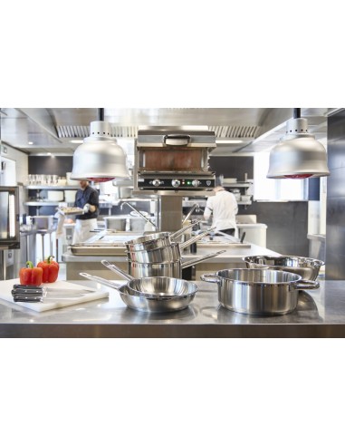 Brasera inox Sin revestimiento Sin tapa Ø 40 cm 25 cm 31,4 L Qualiplus Pro.cooker