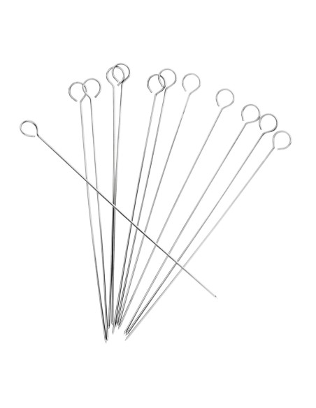 Brochetas inox 30 cm 30 cm Pro.cooker (12 unidades)