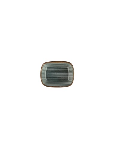 Plato Ensalada Rectangular Porcelana Gris 17 Cm Hypnosis Gris Porland