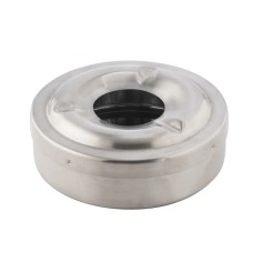 Cenicero antiviento redondo inox Ø 11 cm 4 cm Pro.mundi