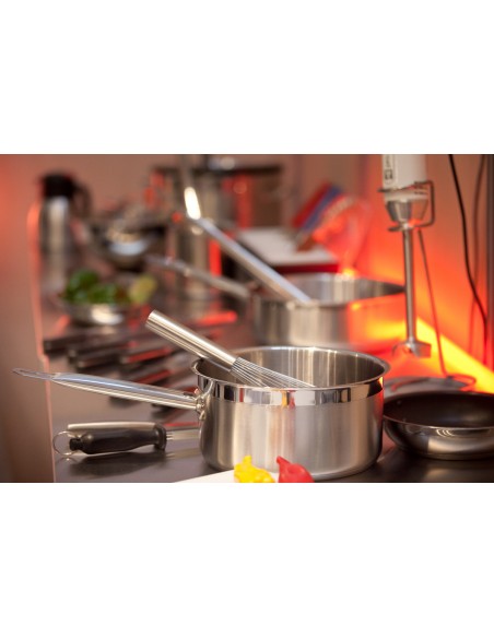 Cazo inox Ø 12 cm 7 cm 0,7 L Qualiplus Pro.cooker