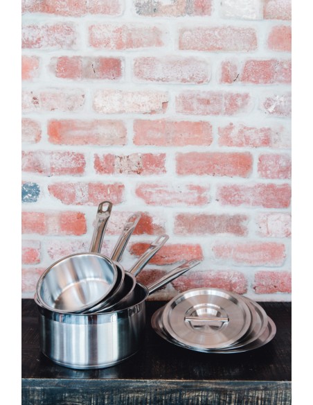 Cazo inox Ø 20 cm 10 cm 3,1 L Qualiplus Pro.cooker