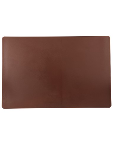 Tabla de corte polietileno de alta densidad (pehd) marrón 60x40 cm Pastelero Sin canal Reversible Pro.cooker