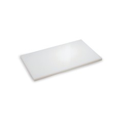 Tabla de corte polietileno de alta densidad (pehd) blanco 40x30 cm Sin ranura Reversible Pro.cooker