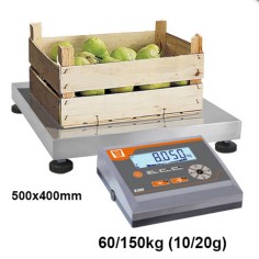 Báscula de recepción 150 kg 50 °C 230v Pro.cooker