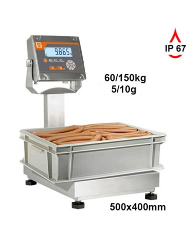 Báscula de recepción 150 kg 20 °C 230v Pro.cooker