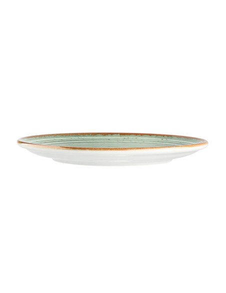 Plato Llano Redondo Porcelana Verde 30 Cm Hypnosis Verde Porland