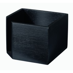 Dispensador de servilletas bambú negro 14