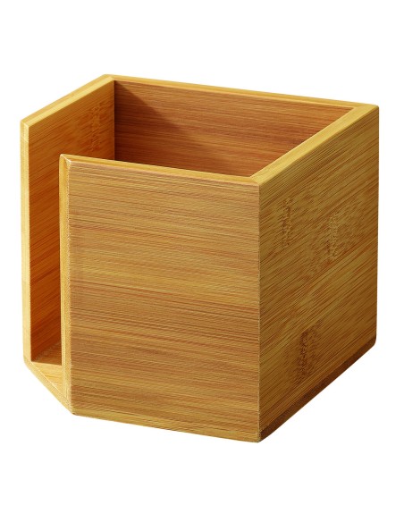 Dispensador de servilletas de bambú 12x12x10 cm Pro.mundi